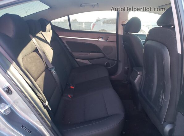 5NPD84LF2LH534495 2020 HYUNDAI ELANTRA Gray Вид задніх сидінь