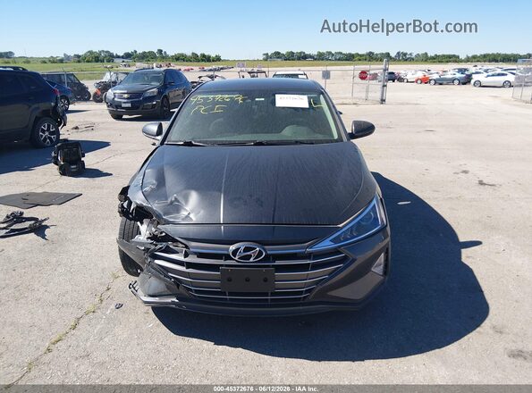 5NPD84LF2LH564435 2020 HYUNDAI ELANTRA Черный Вид задней части салона