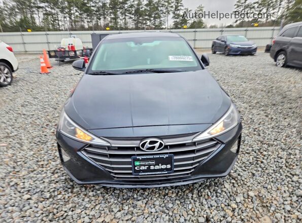 5NPD84LF2LH569618 2020 HYUNDAI ELANTRA Charcoal Front view