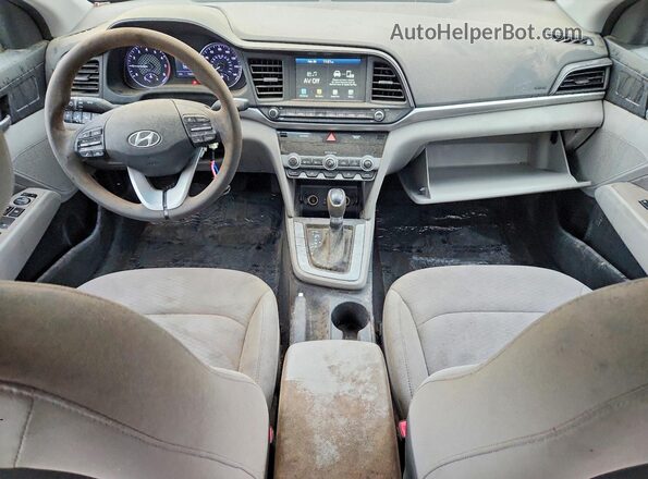 5NPD84LF2LH569618 2020 HYUNDAI ELANTRA Charcoal Dashboard view