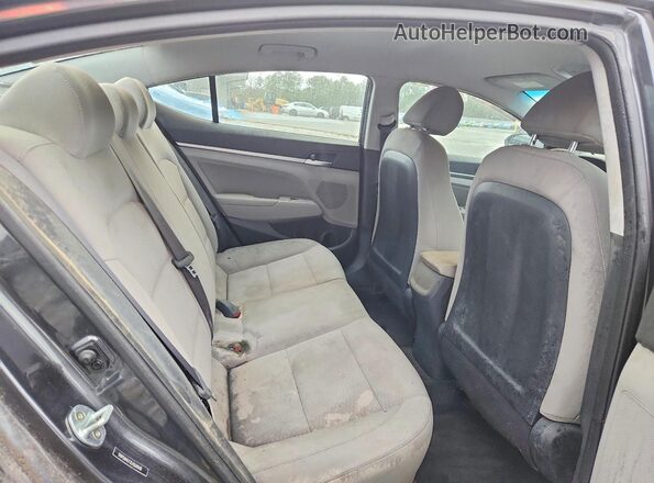 5NPD84LF2LH569618 2020 HYUNDAI ELANTRA Charcoal Rear seats view