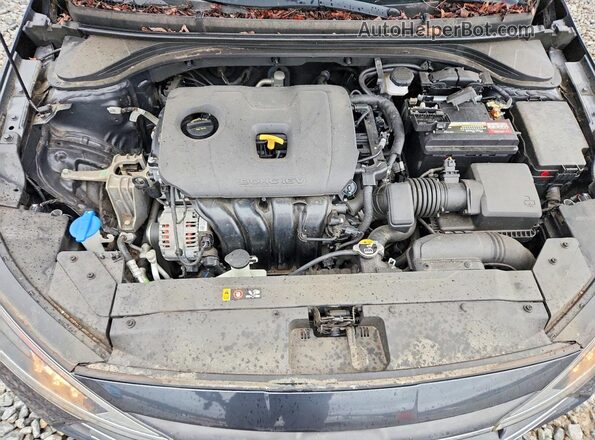 5NPD84LF2LH569618 2020 HYUNDAI ELANTRA Charcoal Rear interior view
