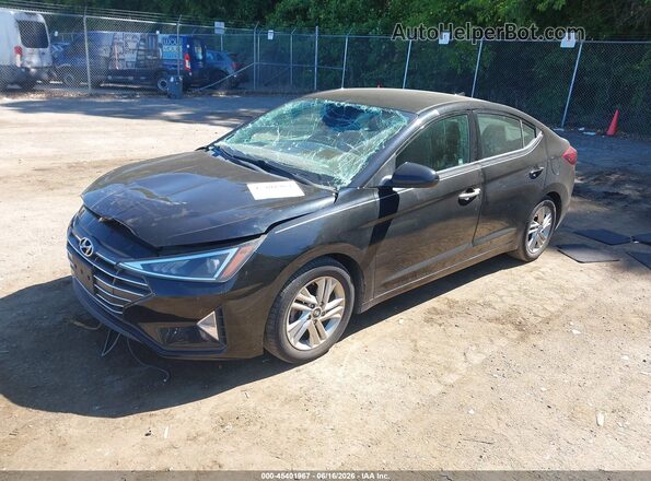 5NPD84LF2LH572244 2020 HYUNDAI ELANTRA Black Przód lewy