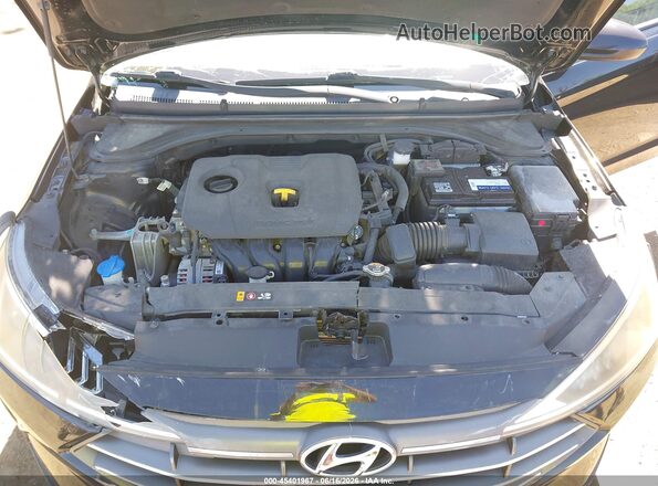 5NPD84LF2LH572244 2020 HYUNDAI ELANTRA Black Widok z tyłu