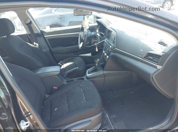 5NPD84LF2LH572244 2020 HYUNDAI ELANTRA Black Widok wnętrza z przodu