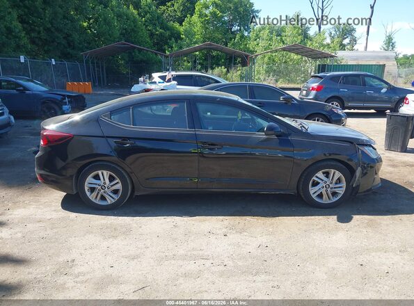 5NPD84LF2LH572244 2020 HYUNDAI ELANTRA Black Widok wnętrza z tyłu