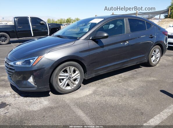 5NPD84LF2LH587164 2020 HYUNDAI ELANTRA Gray Vista tres cuartos delantera izquierda