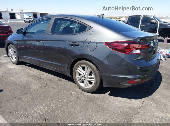 5NPD84LF2LH587164 2020 HYUNDAI ELANTRA Gray Trasero izquierdo