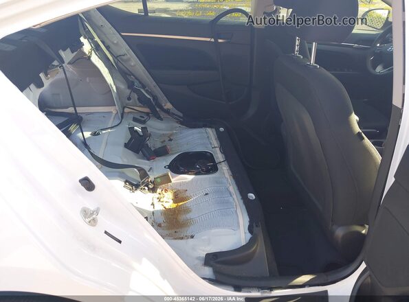 5NPD84LF2LH594356 2020 HYUNDAI ELANTRA White VIN კოდის სტიკერის ხედი