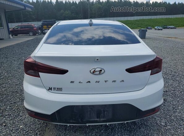5NPD84LF2LH631535 2020 HYUNDAI ELANTRA White Widok z tyłu