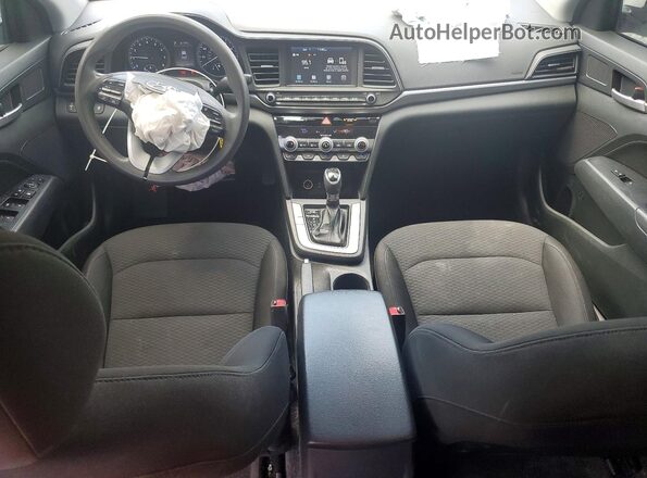 5NPD84LF2LH631535 2020 HYUNDAI ELANTRA White Widok deski rozdzielczej