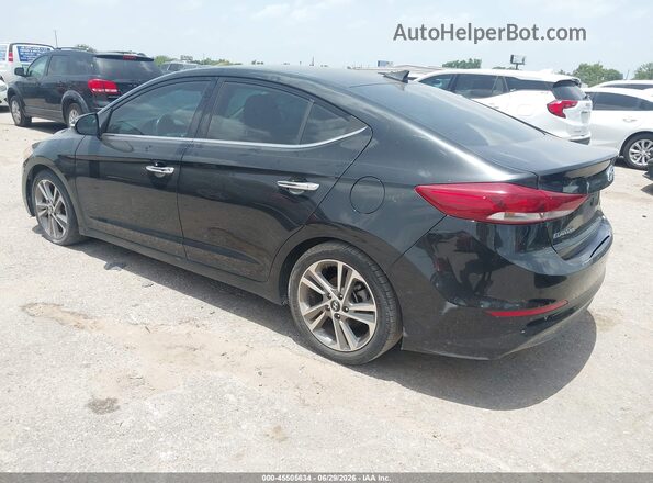 5NPD84LF3HH003877 2017 HYUNDAI ELANTRA Черный Задняя левая четверть