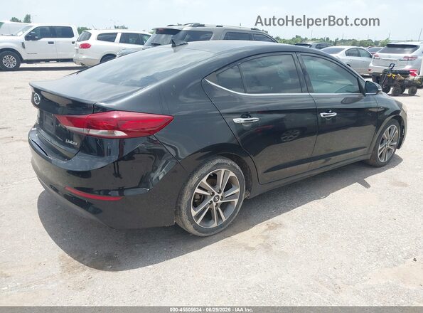 5NPD84LF3HH003877 2017 HYUNDAI ELANTRA Черный Задняя правая четверть