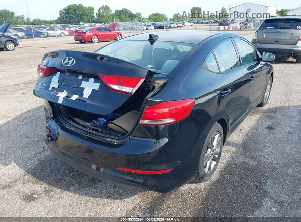 5NPD84LF3HH051010 2017 HYUNDAI ELANTRA Black Rear right