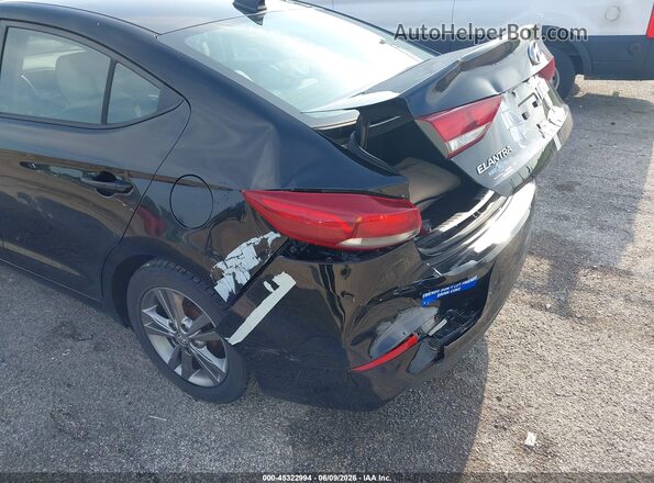 5NPD84LF3HH051010 2017 HYUNDAI ELANTRA Black Front view