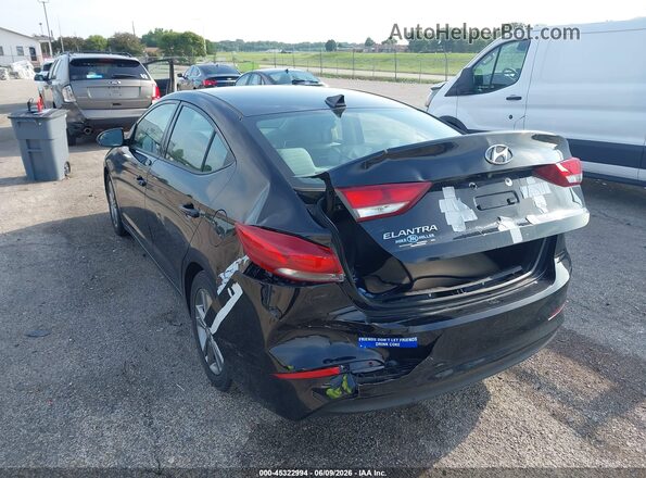 5NPD84LF3HH051010 2017 HYUNDAI ELANTRA Black Rear left