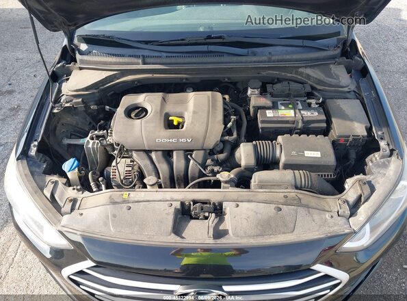 5NPD84LF3HH051010 2017 HYUNDAI ELANTRA Black Rear view