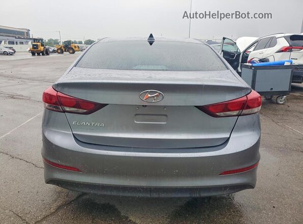 5NPD84LF3HH052142 2017 HYUNDAI ELANTRA Gray Հետևի տեսք