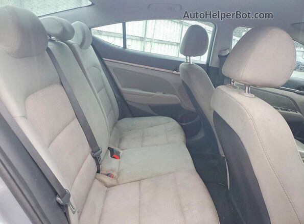 5NPD84LF3HH052142 2017 HYUNDAI ELANTRA Gray Հետևի նստատեղերի տեսք