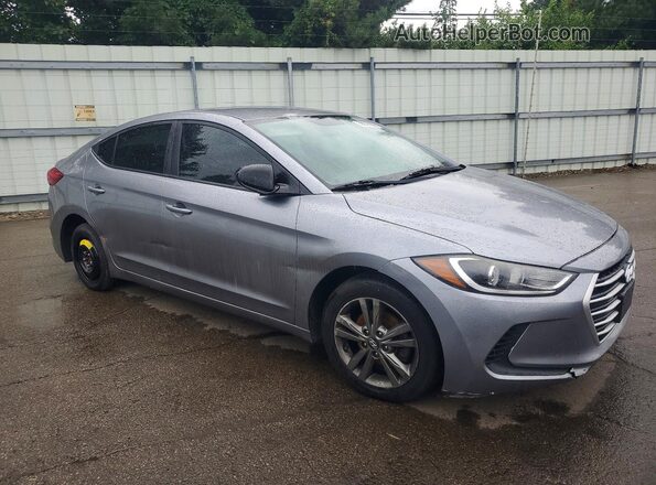5NPD84LF3HH052142 2017 HYUNDAI ELANTRA Gray Առջևի աջ