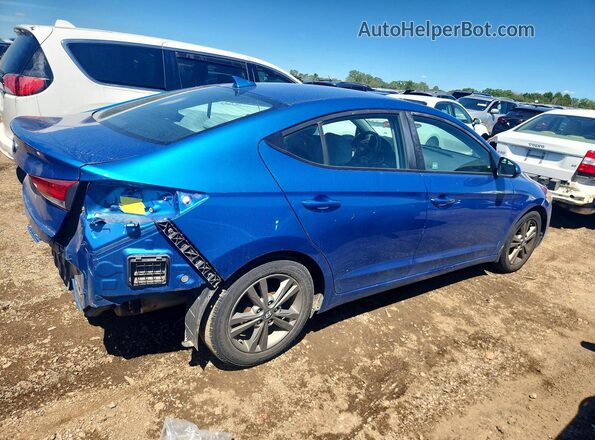 5NPD84LF3HH060399 2017 HYUNDAI ELANTRA Синий Задняя правая четверть