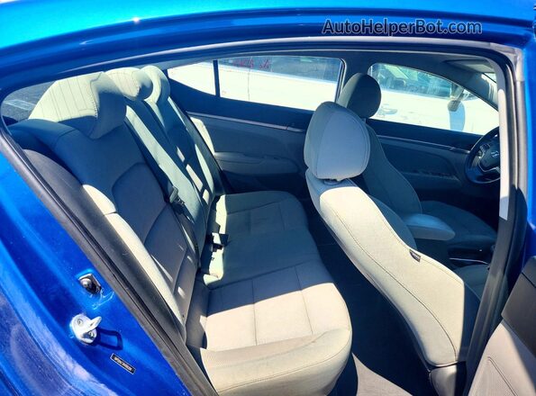 5NPD84LF3HH060399 2017 HYUNDAI ELANTRA Синий Вид задних сидений