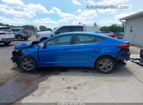 5NPD84LF3HH064680 2017 HYUNDAI ELANTRA Blue 