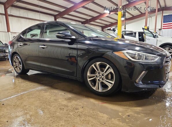 5NPD84LF3HH067465 2017 HYUNDAI ELANTRA Black Delantero derecho