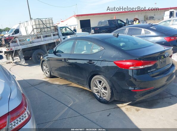 5NPD84LF3HH077347 2017 HYUNDAI ELANTRA Black Trasero izquierdo