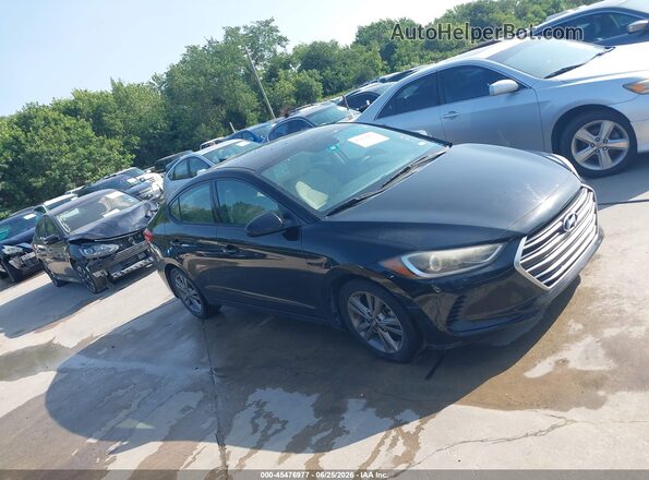 5NPD84LF3HH077347 2017 HYUNDAI ELANTRA Black Vista interior trasera