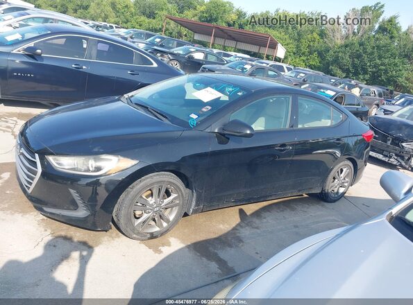 5NPD84LF3HH077347 2017 HYUNDAI ELANTRA Black Vista interior de 360 grados