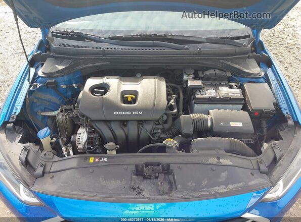 5NPD84LF3HH088445 2017 HYUNDAI ELANTRA Blue Widok z tyłu