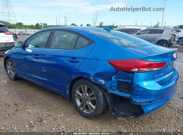 5NPD84LF3HH088445 2017 HYUNDAI ELANTRA Blue Widok z przodu