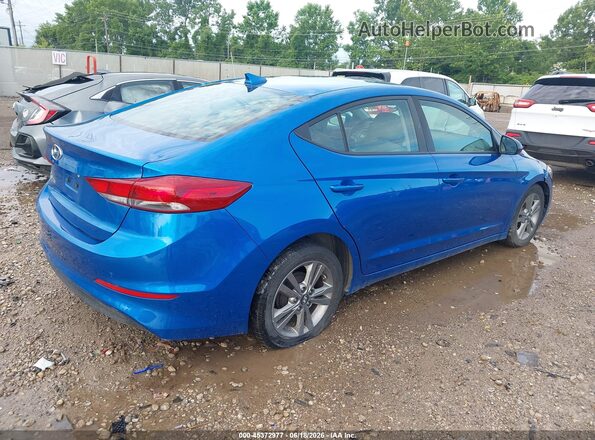 5NPD84LF3HH088445 2017 HYUNDAI ELANTRA Blue Tył prawy