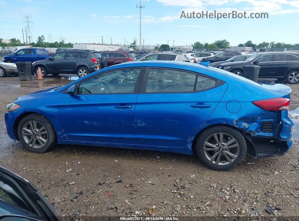 5NPD84LF3HH088445 2017 HYUNDAI ELANTRA Blue 