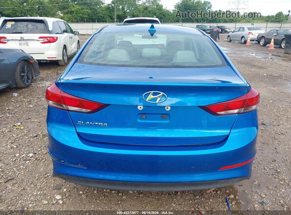5NPD84LF3HH088445 2017 HYUNDAI ELANTRA Blue 
