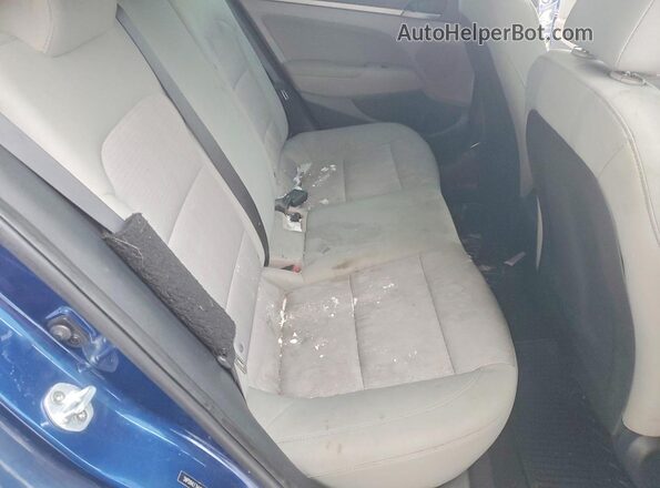 5NPD84LF3HH089501 2017 HYUNDAI ELANTRA Blue Rear seats view