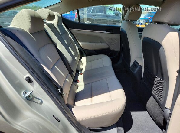 5NPD84LF3HH107138 2017 HYUNDAI ELANTRA Gray უკანა სავარძლების ხედი