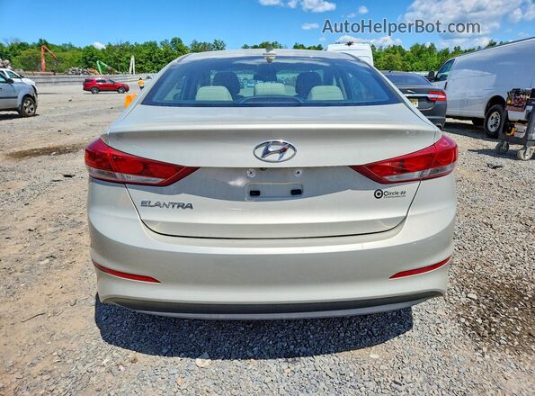 5NPD84LF3HH107138 2017 HYUNDAI ELANTRA Gray უკანა ხედი