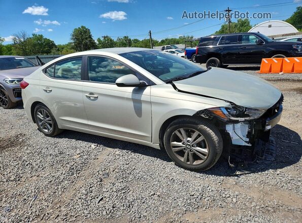 5NPD84LF3HH107138 2017 HYUNDAI ELANTRA Gray წინა მარჯვენა