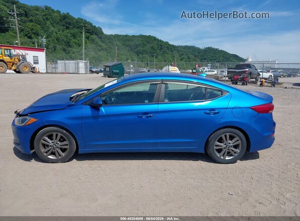 5NPD84LF3HH118494 2017 HYUNDAI ELANTRA Синий 