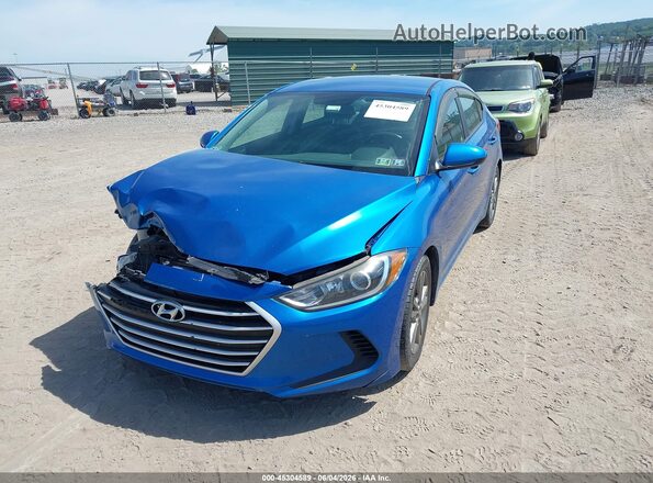 5NPD84LF3HH118494 2017 HYUNDAI ELANTRA Синий 