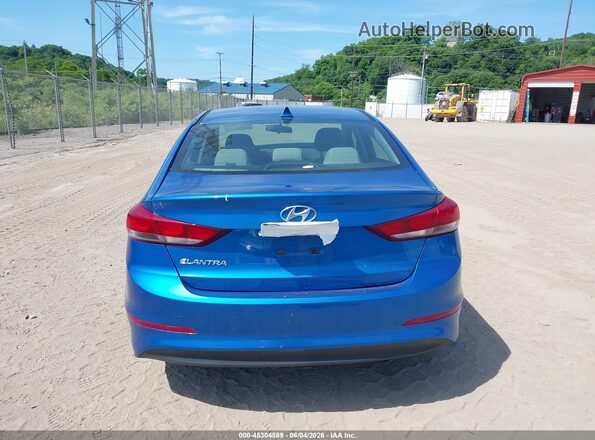 5NPD84LF3HH118494 2017 HYUNDAI ELANTRA Синий 