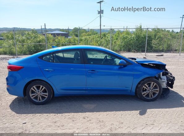 5NPD84LF3HH118494 2017 HYUNDAI ELANTRA Синий 