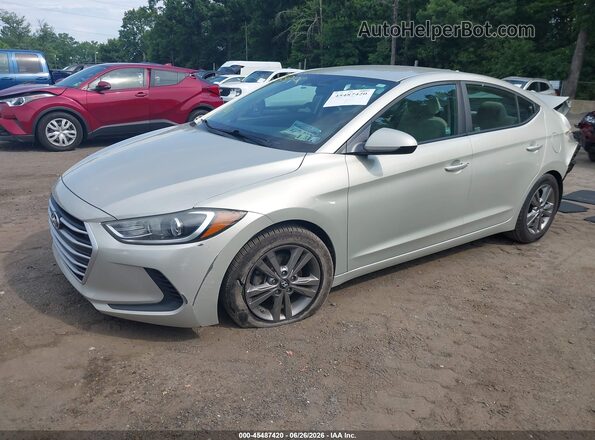 5NPD84LF3HH120763 2017 HYUNDAI ELANTRA Beige Передня ліва чверть