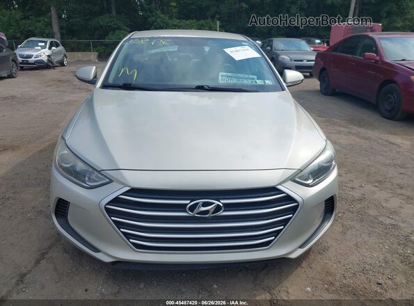 5NPD84LF3HH120763 2017 HYUNDAI ELANTRA Beige Вид щитка приладів