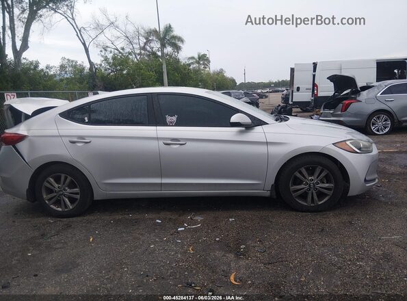 5NPD84LF3HH157909 2017 HYUNDAI ELANTRA Gray Вид щитка приладів