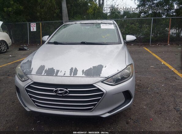 5NPD84LF3HH157909 2017 HYUNDAI ELANTRA Gray Вид панелі приладів