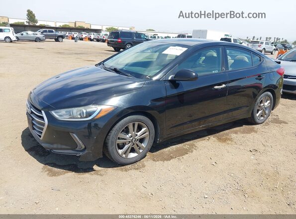 5NPD84LF3HH167940 2017 HYUNDAI ELANTRA Black Передня ліва чверть