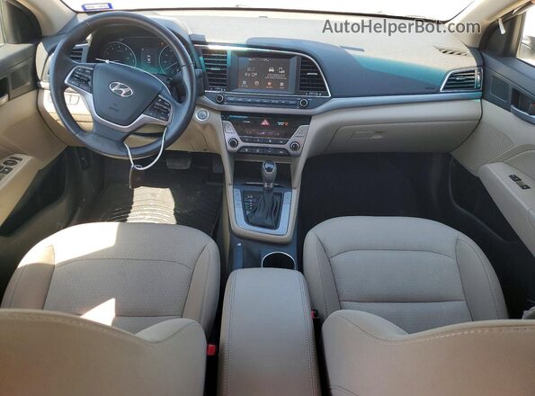 5NPD84LF3HH182017 2017 HYUNDAI ELANTRA White Widok deski rozdzielczej